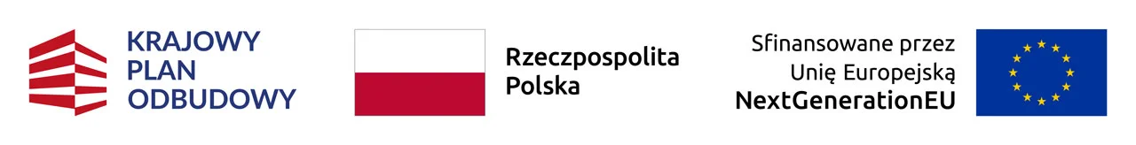 Sfinansowane przez Unię Europejską — NextGenerationEU · Krajowy Plan Odbudowy · Rzeczpospolita Polska